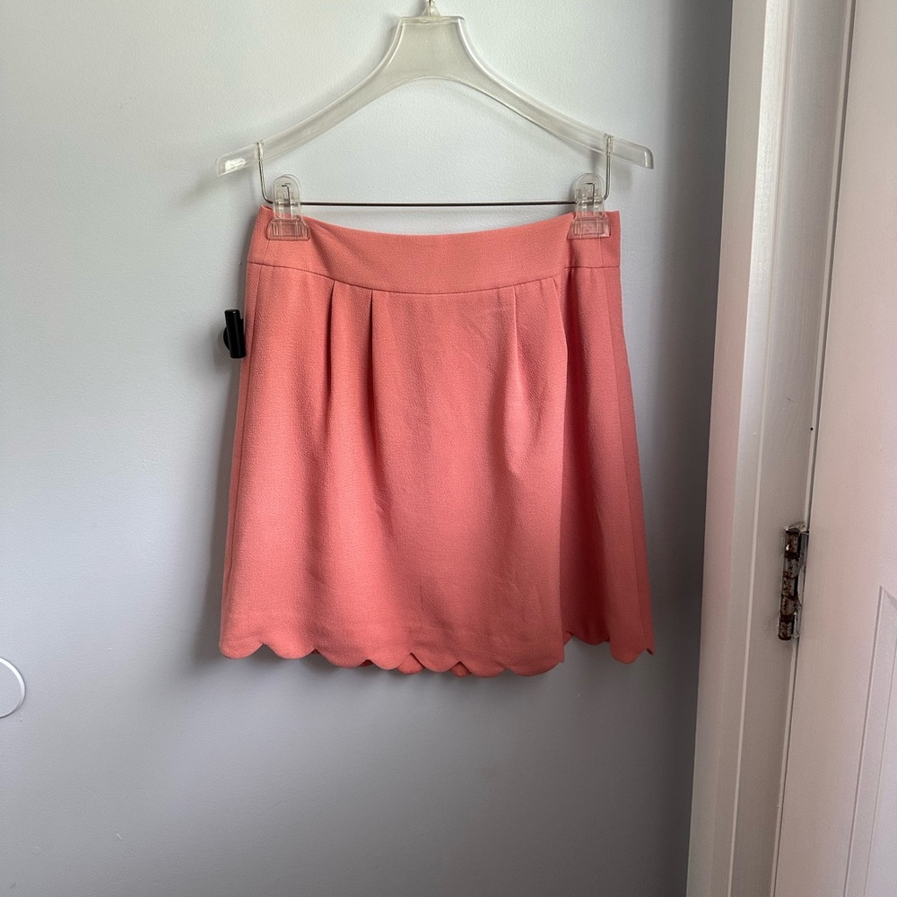 Loft 4p Scallop Hem Skirt